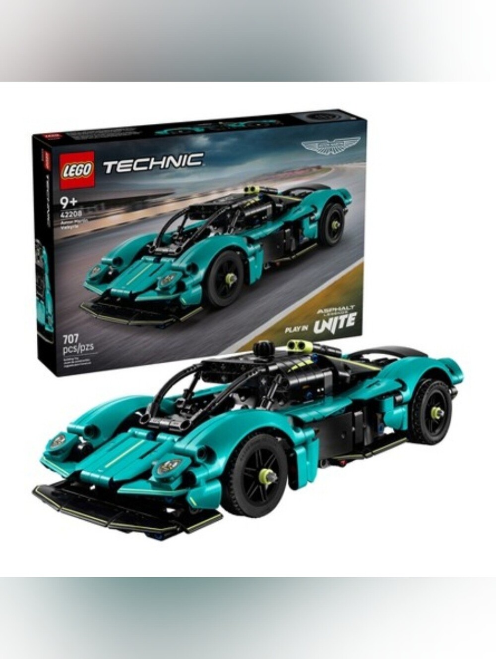 NIB Technic 42208 Aston Martin Valkyrie Hypercar Brand New Sealed 707 Pc Car Set